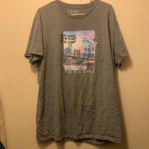 Free State(Aeropostale) The Big Apple Men’s Graphic Tshirt Size XL